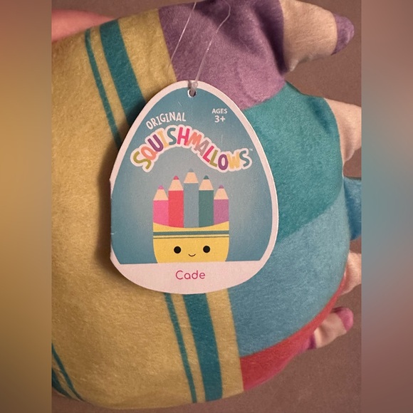 Kellytoy Cade the Crayons Squishmallow Back to School Squad Plush Stuffed Toy 8” - Picture 13 of 13